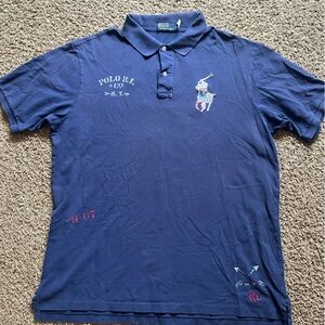 Polo Ralph Lauren men’s blue short sleeve polo shirt size 2XL tall